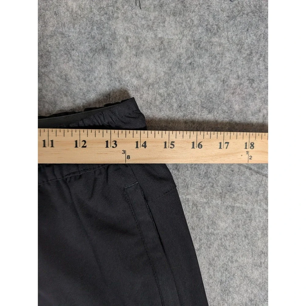 Quiksilver DryFlight Mens Black Active Training Shorts Zipper Pockets EQYFB03093